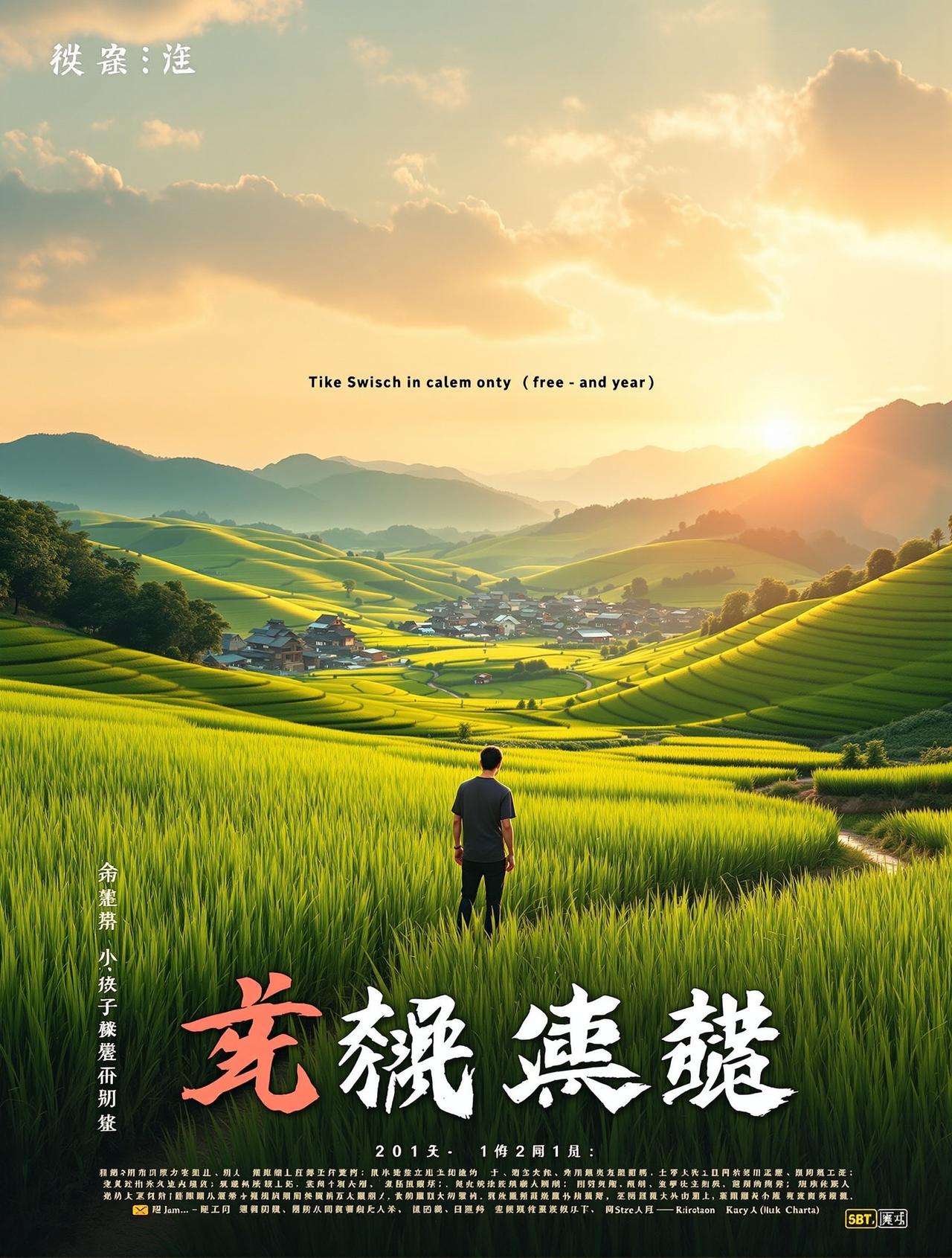 爱看短剧 - 稻香人家 爱看短剧作品《稻香人家》海报 - 乡村温情题材短剧